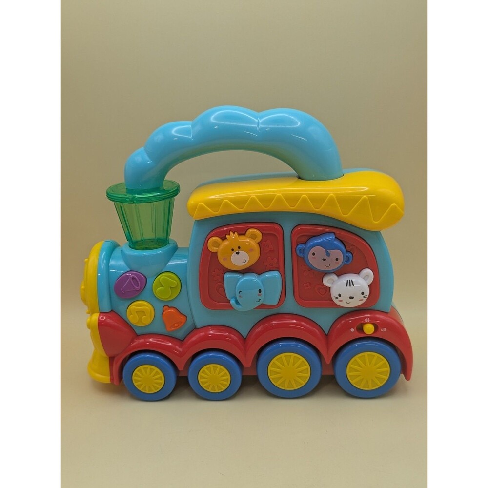 Big Steps Musical Baby Animal Train Toy Light Up Sound Interactive Toddler Choo